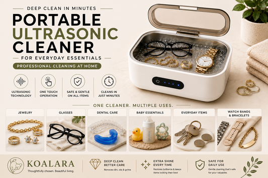 Portable Ultrasonic Cleaner – Deep Clean in Minutes