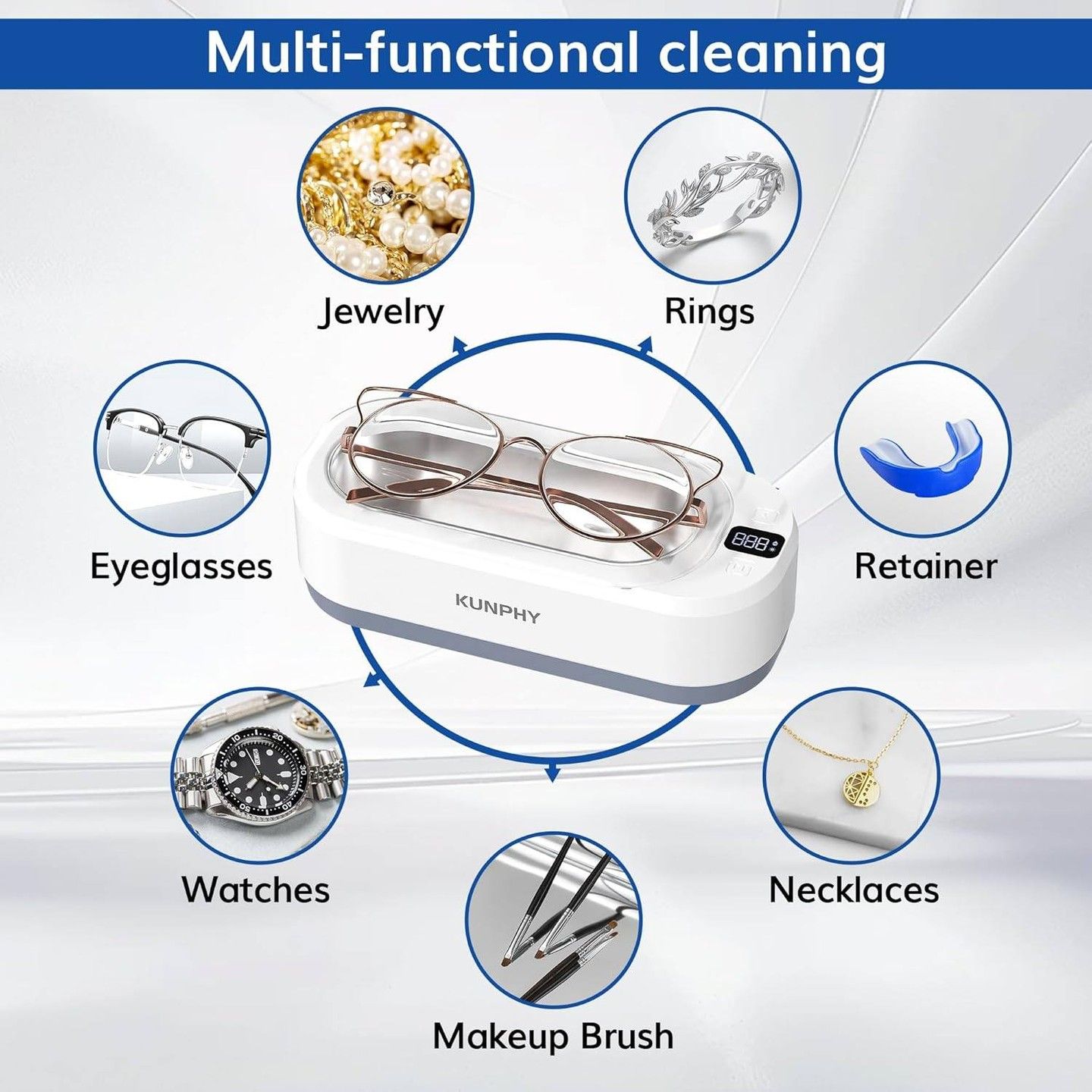 Professional Portable Ultrasonic Cleaner – Multi-Purpose Deep Cleaning Machine